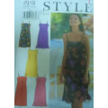 STYLE 2918 SET OF SUNDRESSES WITH SHOE STRING STRAPS SIZA  6 - 16 COMPLETE
