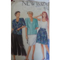 NEW LOOK PATTERNS 6516 -CULOTTES-TOP-JACKET SEVEN SIZES IN ONE 6 -18 SEE LISTINH
