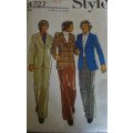 STYLE 4727 MEN-TEEN JACKET & PANTS SIZE 38` COMPLETE & SEE LISTING