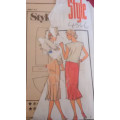 STYLE PATTERNS 4566 TAILORED SKIRT SIZE 10 -12-14 COMPLETE SUPPLIED IN A ZIPLOC BAG