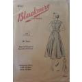 VINTAGE `BLACKMORE` PATTERN 8311 DRESS SIZE BUST 36` COMPLETE -ZIPLOC BAG