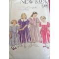 NEW LOOK PATTERNS 6506 GIRL`S DRESS IN 4 STYLES SIZES 3 - 10 YEARS COMPLETE