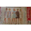 VINTAGE BUTTERICK 5307 ONE PIECE DRESS SIZE18 BUST 40` SEE LISTING