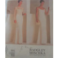 VOGUE 2065 BADGLEY MISCHKA - SEMI FITTED LINED DRESS SIZE6-8-10 SEE LISTING