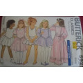 BUTTERICK 5921 GIRL`S DRESS & SLIP SIZE 5 - 6 X YEARS COMPLETE