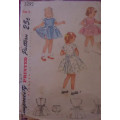 VINTAGE SIMPLICITY 3295 -GIRL`S ONE PIECE DRESS SIZE 5 YEARS SEE LISTING