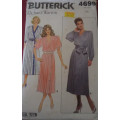 BUTTERICK PATTERN 4699 PULLOVER DRESS SIZE 14 SEE LISTING