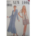 NEW LOOK PATTERNS 6263 JACKET WITH TIE FRONT-TOP-SKIRT SIZES 6 - 16 COMPLETE