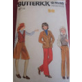 BUTTERICK 4026 GIRL`S JACKET-WAISTCOAT-CULOTTES-PANTS SIZE 14 YEARS COMPLETE