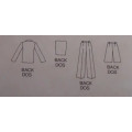 BUTTERICK 4026 GIRL`S JACKET-WAISTCOAT-CULOTTES-PANTS SIZE 14 YEARS COMPLETE