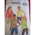 BUTTERICK B4735 WRAP TOPS SIZE BB8-10-12-14 COMPLETE