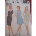 NEW LOOK PATTERNS 6431 JACKET-TOP-DRESS-SKIRT SIZE 8 - 18 -COMPLETE