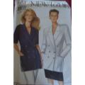 NEW LOOK PATTERNS 6653-6 SIZES IN ONE JACKET SIZES 8 - 18 - COMPLETE