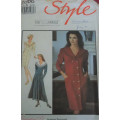 STYLE PATTERNS 2006 DOUBLE BREASTED FRONT BUTTON DRESS SIZE A  8 - 18 COMPLETE
