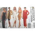*VERY RARE FIND*  BUTTERICK 6481 STUNNING JACKET & DRESS SIZE 14-16-18 COMPLETE-PART CUT TO 16