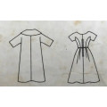 *VERY RARE FIND* VINTAGE BUTTERICK 9927 DRESS & COAT SIZE 16 BUST 36 COMPLETE-NO SEWING INSTRUCTIONS