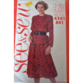 BUTTERICK PATTERN 4261 SKIRT & TOP SIZE A 8 + 10 + 12 COMPLETE