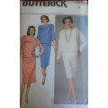 BUTTERICK PATTERN 3516 LOOSE FITTING BLOUSON TOP & SKIRT SIZE 12 COMPLETE