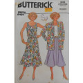 BUTTERICK 3823 JACKET-SKIRT-TOP SIZE8-10-12 COMPLETE