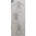 BUTTERICK 409 SEMI FITTED A-LINE DRESS SIZE 12 BUST 34 COMPLETE