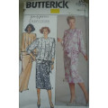 BUTTERICK PATTERN 3754 LOOSE FITTING TOP & SKIRT SIZE 8 + 10 + 12- COMPLETE