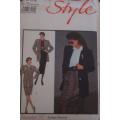 STYLE PATTERNS 4569  UNLINED JACKET & SKIRT  SIZE H  6 + 8 + 10  COMPLETE STYLE PATTE SEWING PATTERN
