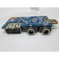 Proline W945LU 14` Notebook USB AND Audio Port Board 6-71-W94L8-D02