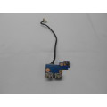 Samsung Notebook NP300E5A USB And Power Button Board BA92-08350A