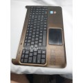 HP Pavilion DV6 DV6-6000  Palmrest Touchpad Brown Fingerprint 640463-001