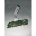 DELL INSPIRON P53G-3543  Laptop USB Card Reader Board w/Cable OR1F2R
