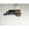 HP 15-bs USB SD Card Reader Board LS-E795P w/Cable CSL50 NBX00026E00