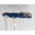 HP Omen 15.6` 15t-ax200 Genuine Laptop USB Audio Port Board w/Cables DAG35TB2AB0