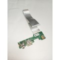 Dell Inspiron 11 3162 3164 Power Button USB Audio IO Board+CABLE CHB02 DP/N 03WDK9