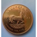 1977 1 ounce gold Krugerrand.