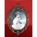 The Age Of Innocence print in a beautiful brass frame