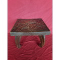 A beautiful Chinese carved floral footstool