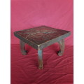A beautiful Chinese carved floral footstool