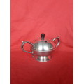 A stunning silver plated tea set