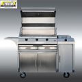 Chef Zodiac 3 Burner Gas Braai - S/S - Patented Heat Panels - Top Quality