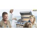 Chef Zodiac 3 Burner Gas Braai - S/S - Patented Heat Panels - Top Quality