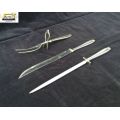 Meat Carving set (3 Piece) incl. Steel Sharpener- Stainless Krusius Solingen