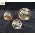 Set of 3 Cut Glass Paper Weights - Different sizes - Heavy