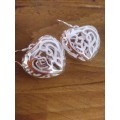 3D Heart Shaped Earrings - Beautiful