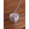 3D Heart Shape Necklace and Pendant