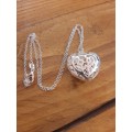3D Heart Shape Necklace and Pendant