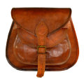 Vintage Handcrafted Leather Women Pouch Crossbody Bag