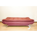 Sleeper Couch MAROON (2 FREE Scatter Cushions FREE Polish & FREE Assembly)
