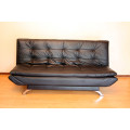 Sleeper Couch BLACK 2 FREE Scatter Cushions