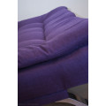 FABRIC Sleeper Couch PURPLE / Sofa Bed