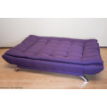 FABRIC Sleeper Couch PURPLE / Sofa Bed